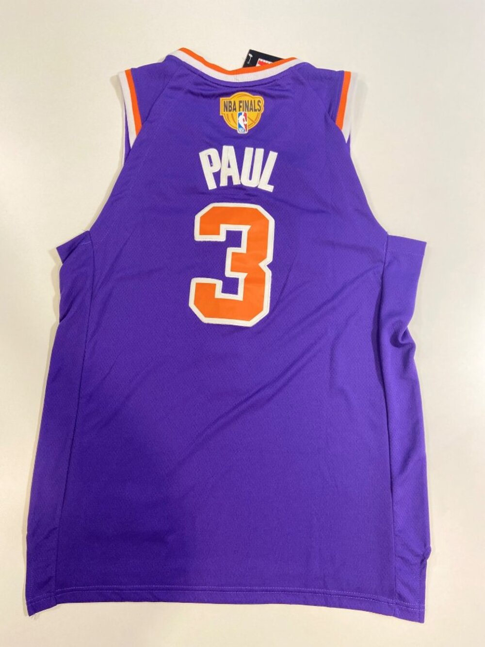 Nike Phoenix Suns Chris Paul #3 NBA Finals Jersey Purple Size Large Mens Basketb